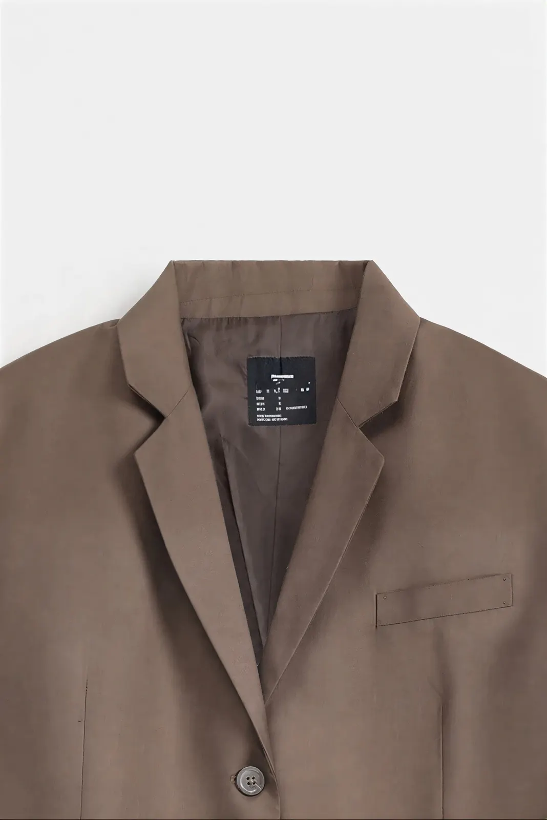 Cropped Boxy Blazer