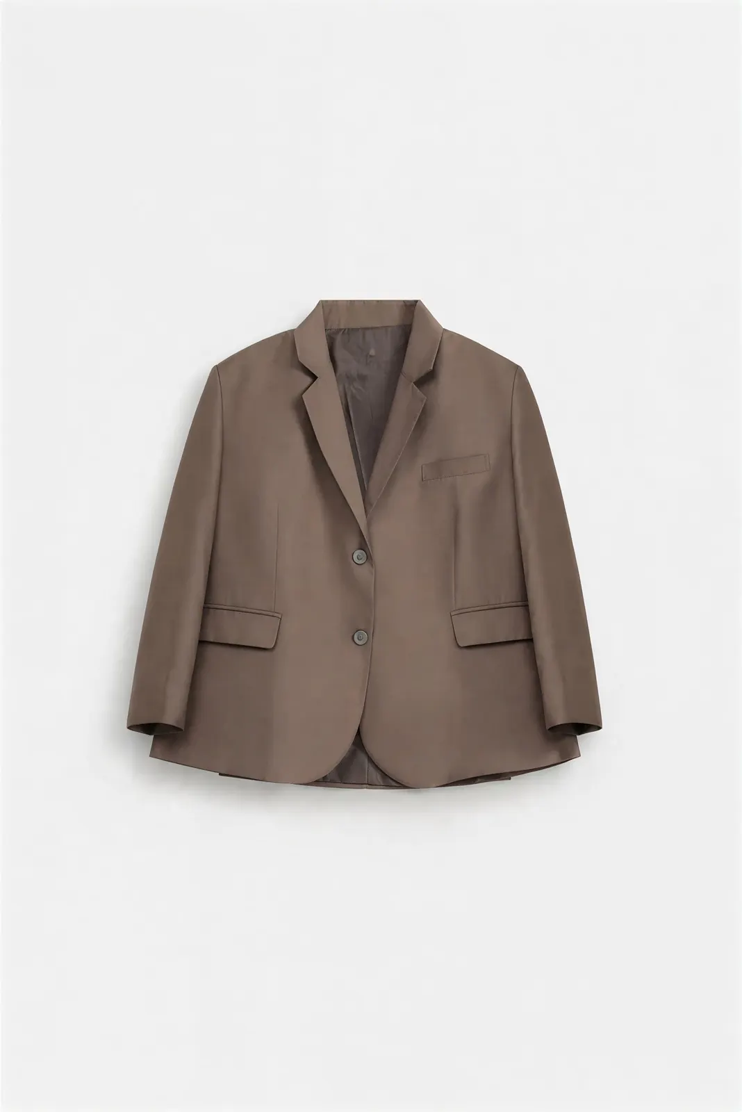 Cropped Boxy Blazer